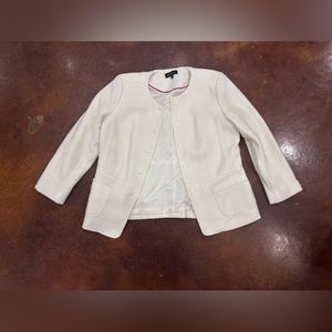 White dress blazer